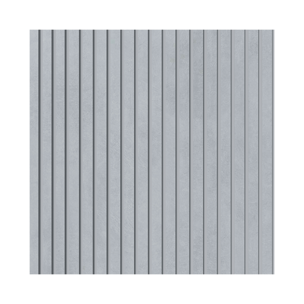 Painel Ripado Eva Laminado Autocolante 10cm Urban White | Val
